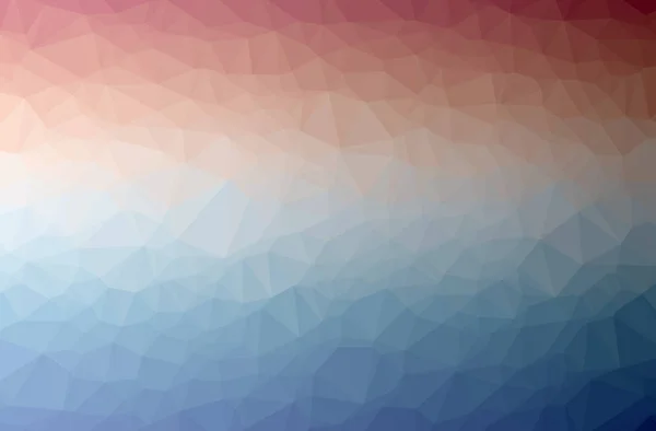 Illustration Abstract Low Poly Blue Horizontal Background — Stock Photo, Image