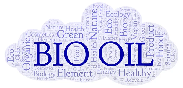 Biologické Vědy Slovo Mrak Wordcloud Pouze Text — Stock fotografie
