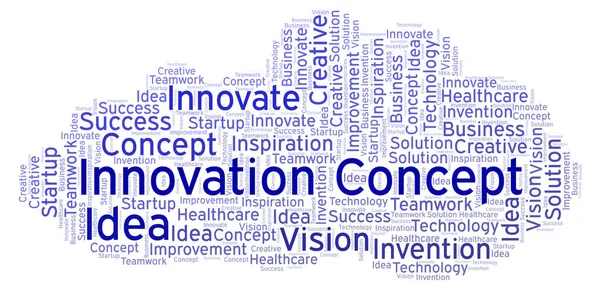 Innovation Concept Word Cloud Made Text Only — Stock Photo, Image