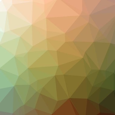 Soyut Turuncu kare düşük poli arka plan resmi