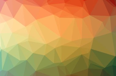 Soyut turuncu yatay düşük poli arka plan resmi