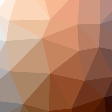 Soyut Turuncu kare düşük poli arka plan resmi