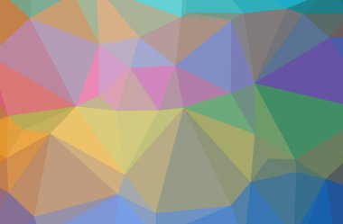 Soyut Mavi yatay düşük poli arka plan resmi