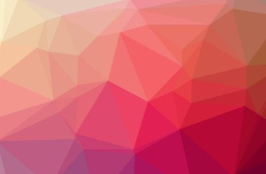 Soyut illüstrasyon kırmızı yatay düşük poli arka plan