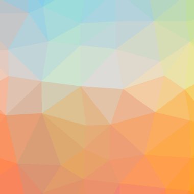 Soyut düşük poli turuncu kare arka plan resmi