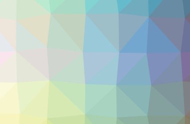 Soyut Mavi yatay düşük poli arka plan resmi