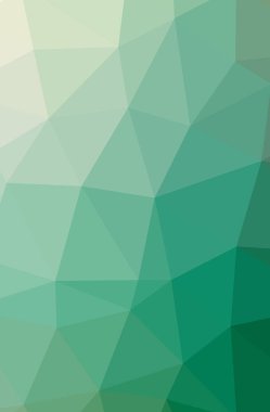 Soyut Yeşil dikey düşük poli arka plan resmi