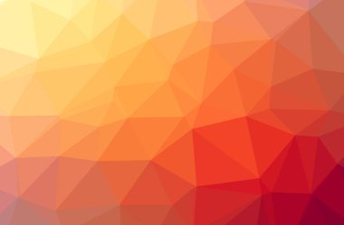 Soyut düşük poli turuncu yatay arka plan resmi