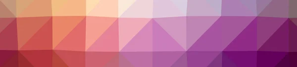 Abstract illustration of pink banner low poly background