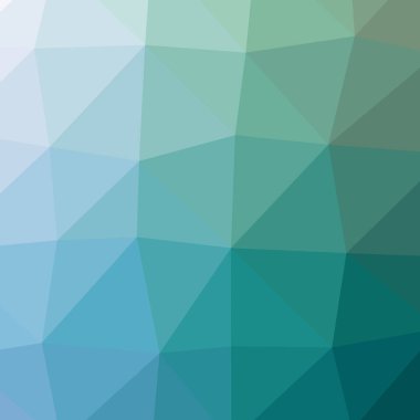 Soyut Mavi kare düşük poli arka plan resmi