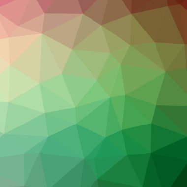 Soyut düşük poli yeşil kare arka plan resmi