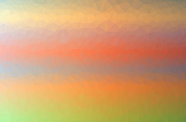 Soyut turuncu yatay düşük poli arka plan resmi