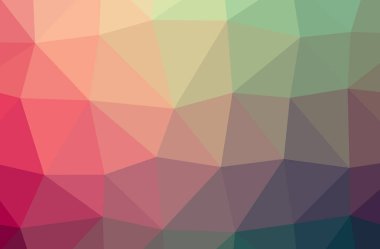 Soyut düşük poli kırmızı yatay arka plan resmi