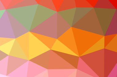 Soyut düşük poli turuncu yatay arka plan resmi