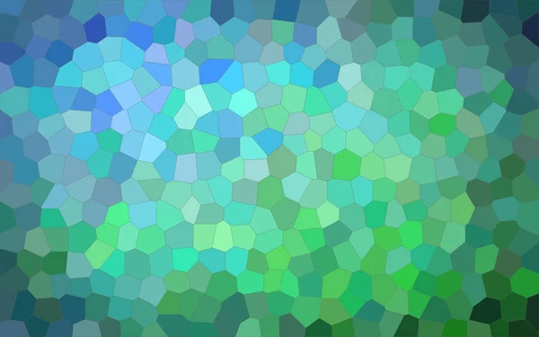Illustration Von Blauem Und Grünem Hellen Kleinen Sechseck Hintergrund — Stockfoto