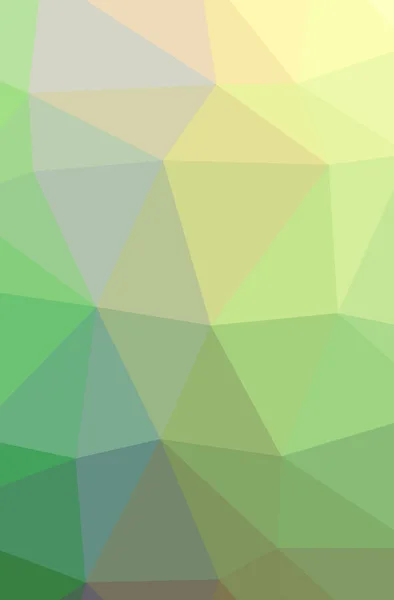 Illustration Abstract Low Poly Green Vertical Background — Stock Photo, Image