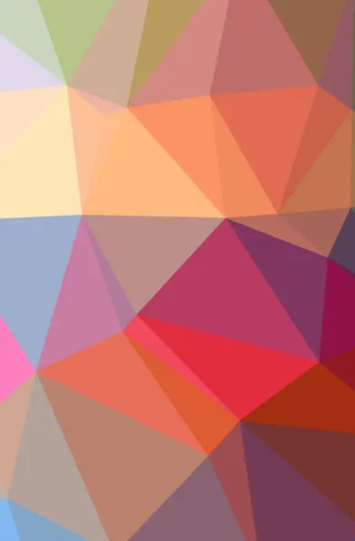 Abstract Illustration Red Vertical Low Poly Background — Stock Photo, Image