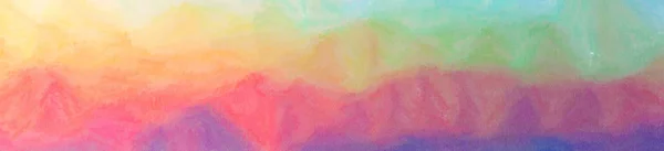 Иллюстрация Кремово Фиолетового Желтого Воска Фоне Карандаша Абстрактная Краска — стоковое фото