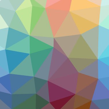 Soyut Mavi kare düşük poli arka plan resmi