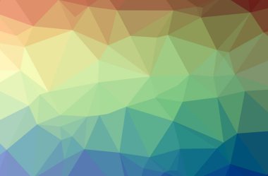 Soyut Yeşil yatay düşük poli arka plan resmi