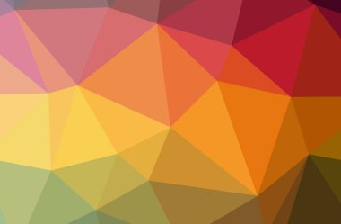 Soyut turuncu yatay düşük poli arka plan resmi