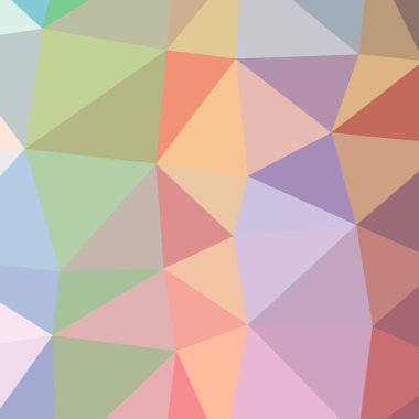 Soyut Turuncu kare düşük poli arka plan resmi