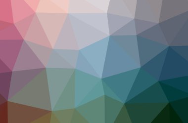 Soyut Mavi yatay düşük poli arka plan resmi