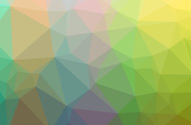 Soyut Yeşil yatay düşük poli arka plan resmi