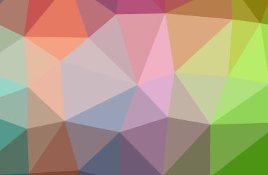 Soyut Yeşil yatay düşük poli arka plan resmi