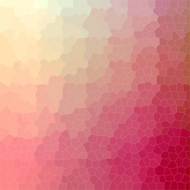 Kırmızı küçük altıgen kare arka plan dijital gösterimi.