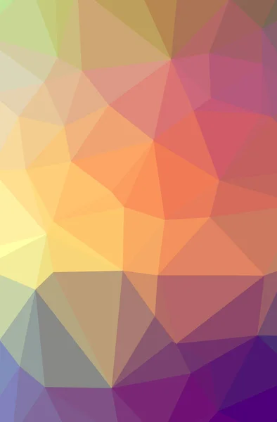 Abstract Illustration Orange Vertical Low Poly Background — Stock Photo, Image