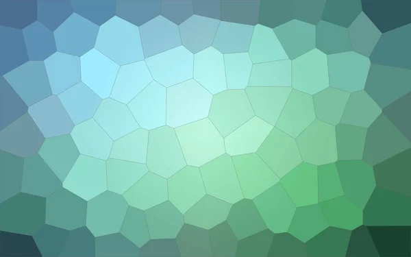 Ilustracja Niebieski Zielony Pastelowe Tło Big Hexagon — Zdjęcie stockowe