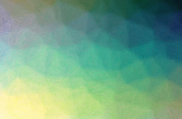 Иллюстрация Зеленого Синего Импасто Горизонтального Фона Созданного Цифровым Способом — стоковое фото