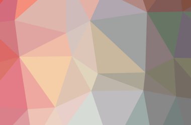 Soyut illüstrasyon kırmızı yatay düşük poli arka plan