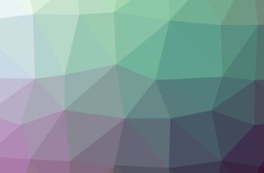 Soyut düşük poli mavi yatay arkaplan çizimi