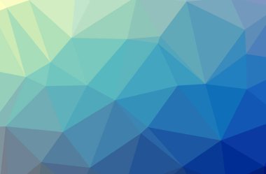 Soyut Mavi yatay düşük poli arka plan resmi