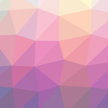Soyut pembe kare düşük poli arka plan resmi