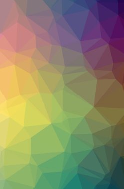 Soyut Yeşil dikey düşük poli arka plan resmi