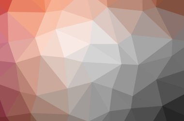 Soyut illüstrasyon kırmızı yatay düşük poli arka plan