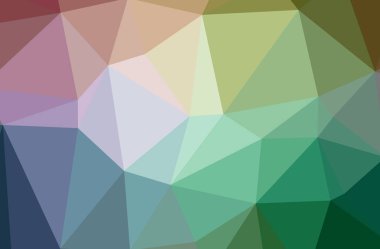 Soyut Yeşil yatay düşük poli arka plan resmi