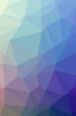 Soyut düşük poli mavi dikey arka plan resmi