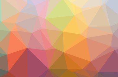 Soyut düşük poli turuncu yatay arka plan resmi