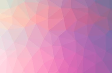 Soyut pembe yatay düşük poli arka plan resmi