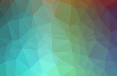 Soyut Mavi yatay düşük poli arka plan resmi