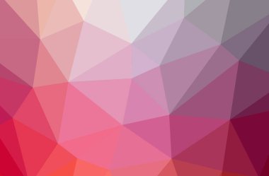 Soyut illüstrasyon kırmızı yatay düşük poli arka plan