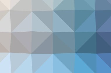 Soyut düşük poli mavi yatay arkaplan çizimi