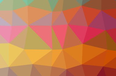 Soyut düşük poli turuncu yatay arka plan resmi