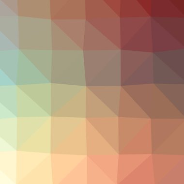 Soyut Turuncu kare düşük poli arka plan resmi