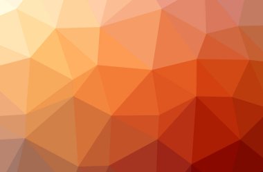 Soyut turuncu yatay düşük poli arka plan resmi