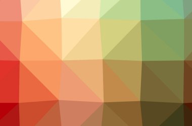 Soyut turuncu yatay düşük poli arka plan resmi